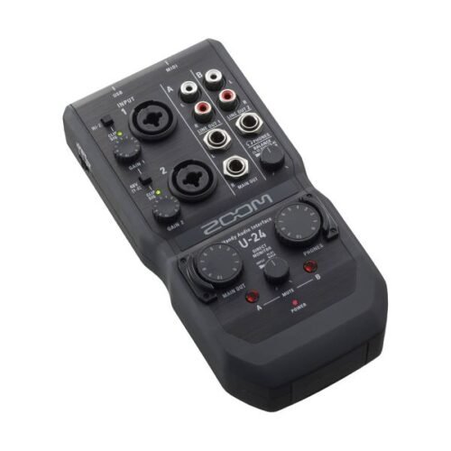GRABADOR ZOOM U-24 AUDIO PORTÁTIL 2X4 PRÁCTICO